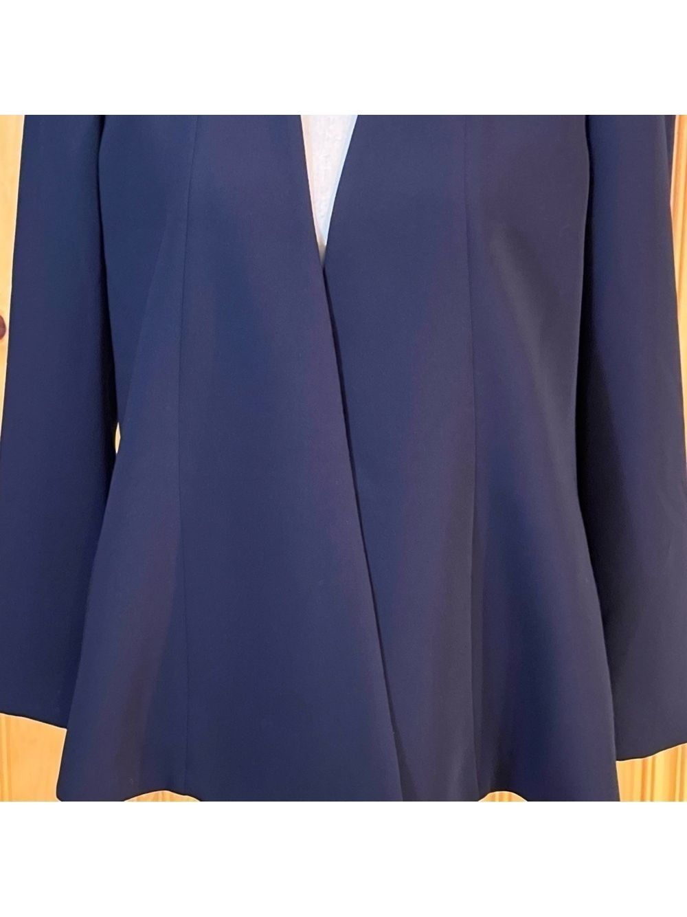 Nwt Fold Le Marais Navy Wrap Jacket Sz-10 — image 2 of 8